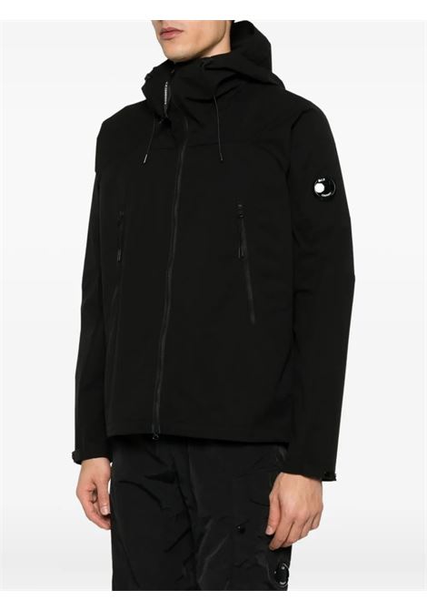 pro-teck hooded padded jacket man black C.P. COMPANY | 19CMOW006A-110264A999